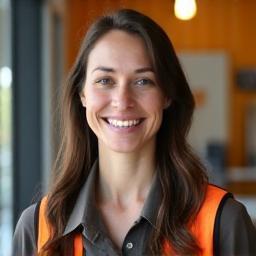 Porträt von Servicemitarbeiterin Anna Schmidt